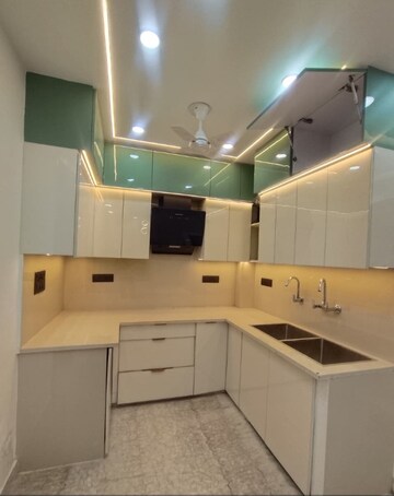 Kitchen in 2 BHK Builder Floor at Paschim Vihar – for Rent