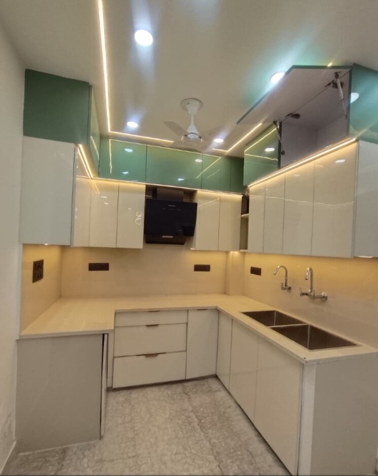Kitchen, paschim vihar 2 Bedroom 900 Sq.Ft. Builder Floor In Paschim Vihar Delhi 8409101