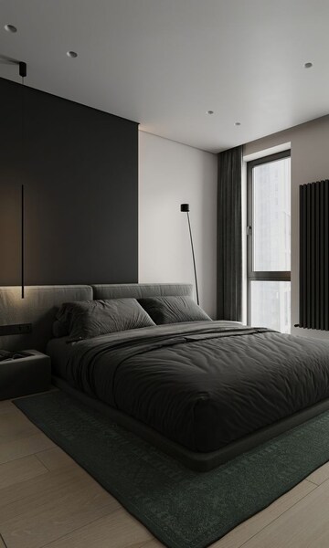 Bedroom in 2 BHK Apartment at Nimbus The Golden Palm, Sector 168 – for Rent