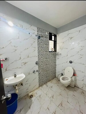 Bathroom in 2 BHK Apartment at ARV Ganga Kingston, Mohammadwadi – for Rent