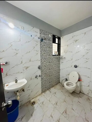 Bathroom in 2 BHK Apartment at ARV Ganga Kingston, Mohammadwadi – for Rent