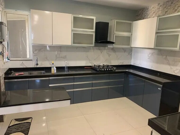 Kitchen, kumar-princetown 3 Bedroom 1500 Sq.Ft. Apartment In Undri Pune 8409194