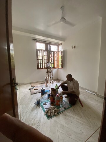 Living Room in 3 BHK Builder Floor at Safdarjang Enclave – for Rent