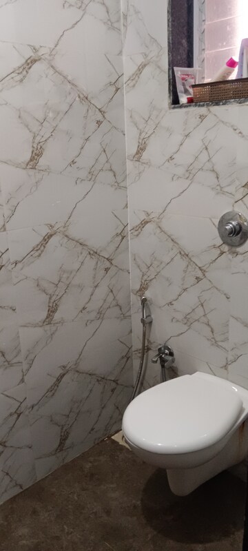 Bathroom in 1 BHK Apartment at Rishab Jay Sarang, Malad East – for Rent