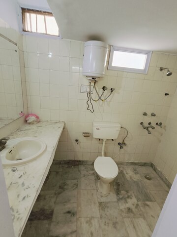 Bathroom in 2 BHK Builder Floor at Malviya Nagar – for Rent