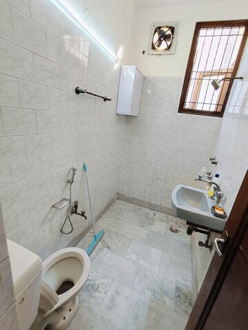 Bathroom in 2 BHK Builder Floor at Malviya Nagar – for Rent