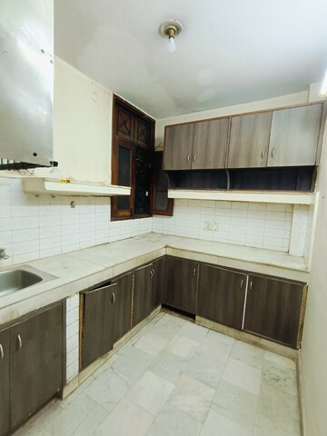 Kitchen in 2 BHK Builder Floor at Malviya Nagar – for Rent
