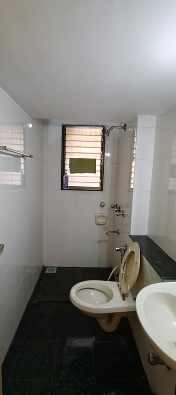 Bathroom in 3 BHK Apartment at K Raheja Vihar, Powai – for Rent