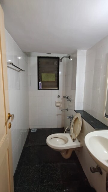 Bathroom in 3 BHK Apartment at K Raheja Vihar, Powai – for Rent