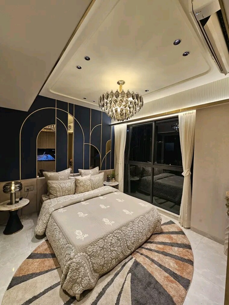 Bedroom, metropolis-rivera 1 Bedroom 443 Sq.Ft. Apartment In Kasarvadavali Thane 8409401