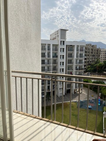 Balcony in 2 BHK Apartment at Thanekar Civic, Badlapur East – for Rent
