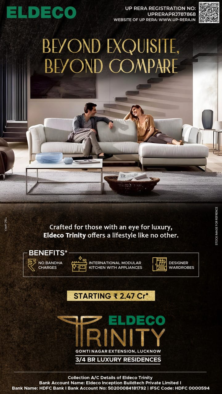 4 BHK + Servant Room Apartment For Sale in Eldeco Trinity