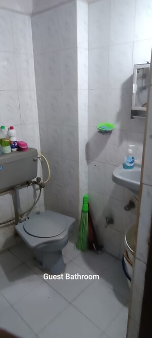 Bathroom in 2 BHK Apartment at Rutu Enclave, Kasarvadavali – for Sale