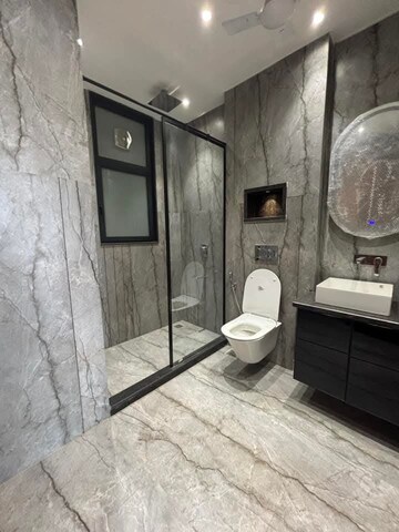 Bathroom in 4 BHK Builder Floor at Saket – for Rent