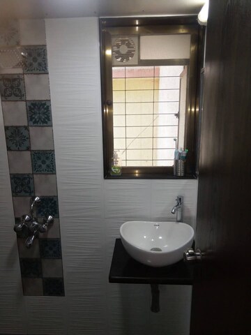 Bathroom in 2 BHK Apartment at Riddhi Garden, Malad East – for Rent