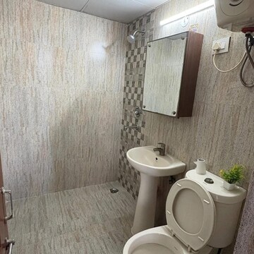 Bathroom in 2 BHK Apartment at Supertech Cape Town, Sector 74 – for Rent