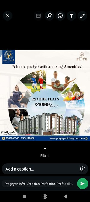 2 BHK Apartment For Sale in Promac Urban Elite, Tukkuguda