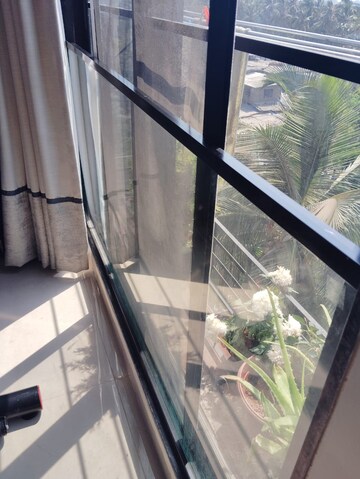 Balcony in 3 BHK Apartment at Jeevan Sona Apartment, Santacruz West – for Rent