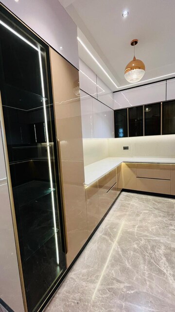 Kitchen in 4 BHK Builder Floor at Infinite Luxury, South City 2 – for Sale