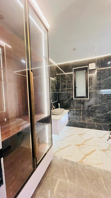 Staircase in 4 BHK Builder Floor at Infinite Luxury, South City 2 – for Sale
