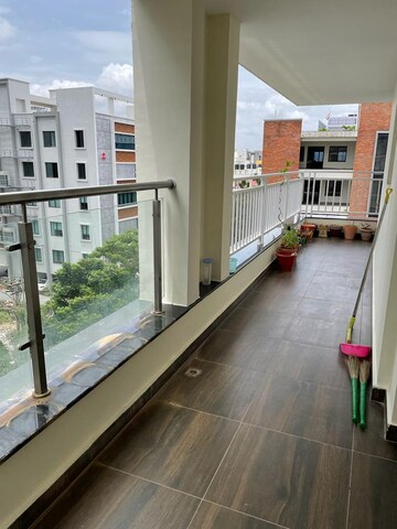 Balcony in 3.5 BHK Apartment at Aparna Westside, Manikonda – for Rent