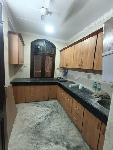 Kitchen in 1 BHK Builder Floor at Malviya Nagar – for Rent