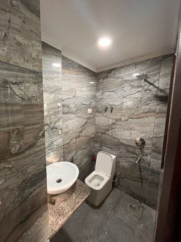 Bathroom in 2 BHK Builder Floor at Paryavaran Complex – for Rent