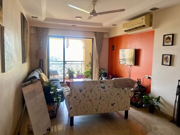 Living Room in 3 BHK Apartment at Ekta Lake Lucerne, Powai – for Rent