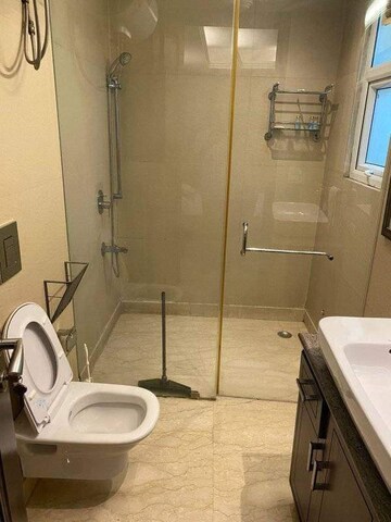 Bathroom in 3 BHK Builder Floor at Saket – for Rent