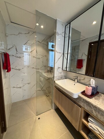 Bathroom in 4 BHK Apartment at DLF Garden City Plots I, Sector 91 – for Rent