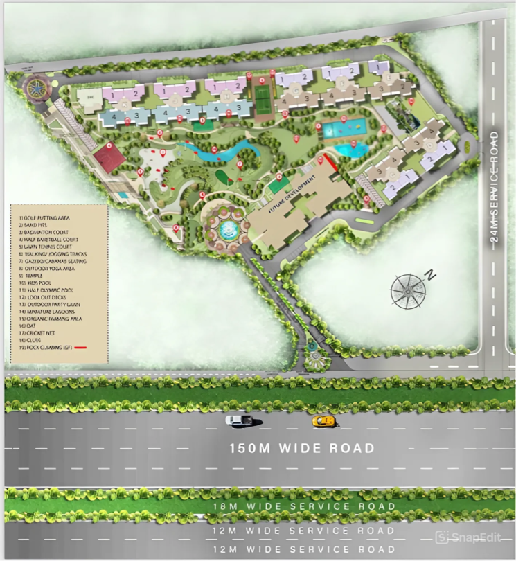 Master Plan, m3m-mansion 4 Bedroom 3230 Sq.Ft. Apartment In Sector 113 Gurgaon 8410426