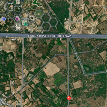  Land – Map Location View at Science City - for Rent