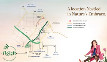 3.5 BHK Apartment – Map Location View at Paras Floret, Sector 59 - for Sale