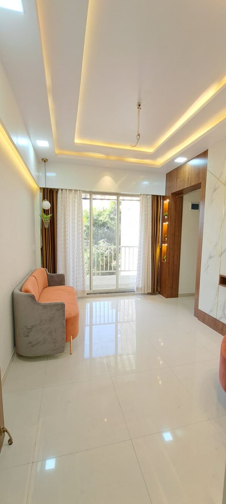 Living Room, amber-one 2 Bedroom 657 Sq.Ft. Apartment In Thakurli Thane 8410687