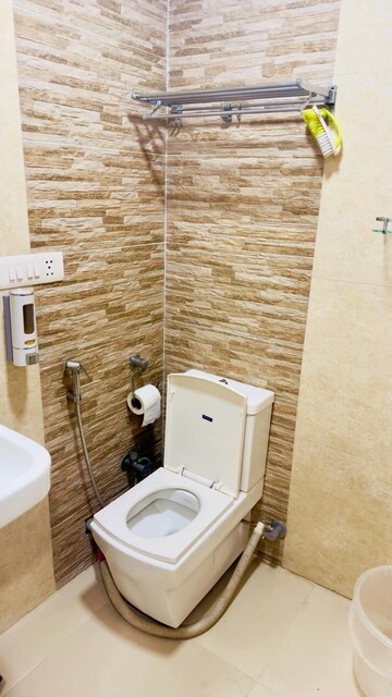Bathroom in 2.5 BHK Builder Floor at Azad Apartments, Hauz Khas Market – for Rent