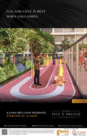 Plot Area in 5 BHK Builder Floor at NMS Palm Amore, Sector 46 – for Sale