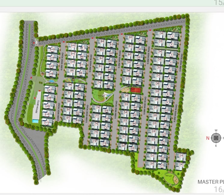 Master Plan, sreenidhi-luxury-park-2 4 Bedroom 3820 Sq.Ft. Villa In Shamshabad Hyderabad 8410876
