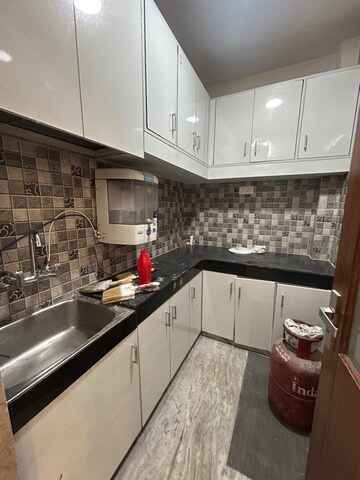 Kitchen in 1 BHK Builder Floor at Arjun Nagar – for Rent