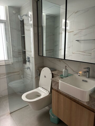 Bathroom in 4 BHK Builder Floor at DLF Garden City Plots I, Sector 91 – for Rent