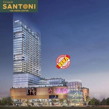 Studio Apartment For Sale in Civitech Santoni, Sector 16b Greater Noida