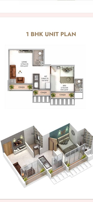  1 BHK Apartment at Dapoli – for Sale