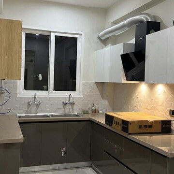Kitchen in 3 BHK Apartment at Maxxus Elanza, Nagla Road – for Rent