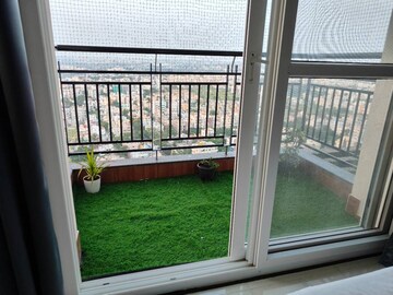 Balcony in 3 BHK Apartment at Pashmina Waterfront, Old Madras Road – for Rent