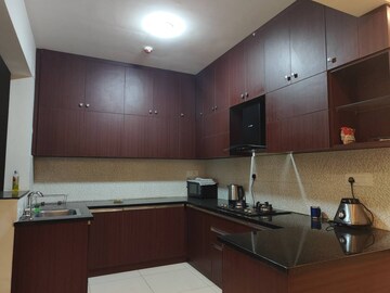 Kitchen in 3 BHK Apartment at Pashmina Waterfront, Old Madras Road – for Rent