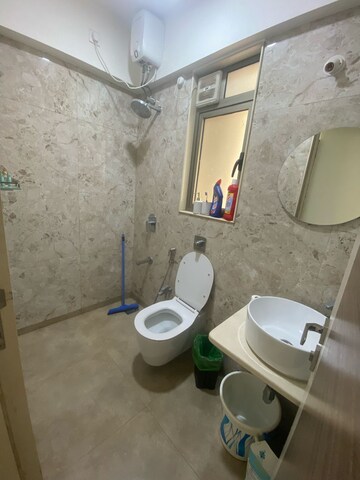 Bathroom in 2 BHK Apartment at Rushabh Tower, Sewri – for Rent