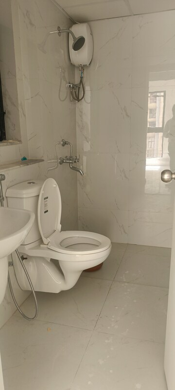 Bathroom in 2 BHK Apartment at Runwal Gardens, Dombivli East – for Rent