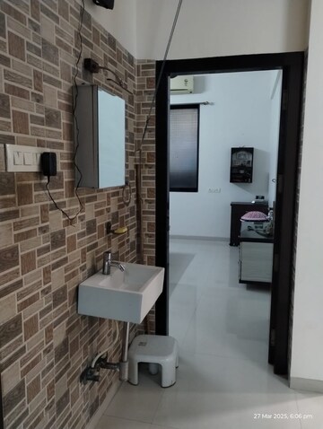 Bathroom in 2 BHK Apartment at Mahim West – for Rent