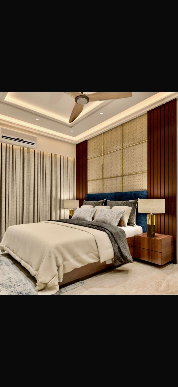 Bedroom, lodha-sterling 3 Bedroom 1000 Sq.Ft. Apartment In Kolshet Road Thane 8412186