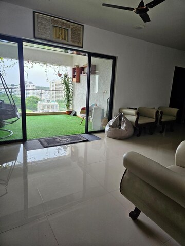 Living Room in 3 BHK Apartment at Wanowrie – for Rent