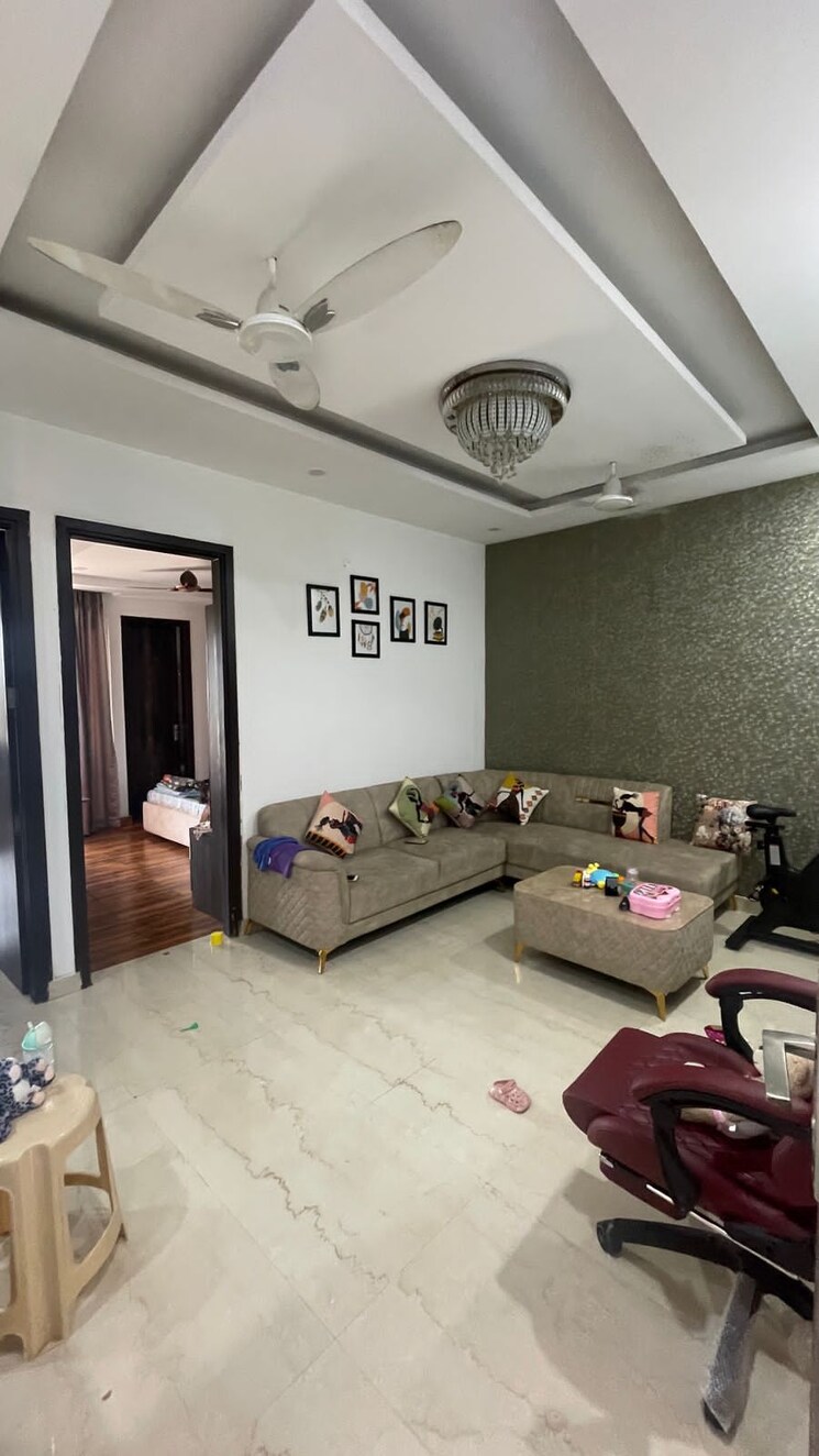Living Room, motia-blue-ridge 3 Bedroom 1100 Sq.Ft. Builder Floor In Dhakoli Village Zirakpur 8412200